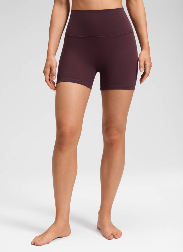 טייץ קצר Butterluxe 4" ללא תפר קדמי - Ripe Plum