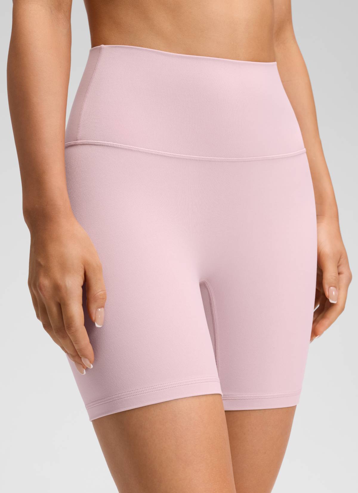 טייץ קצר Butterluxe 6" No Front Seam - Pink Haze