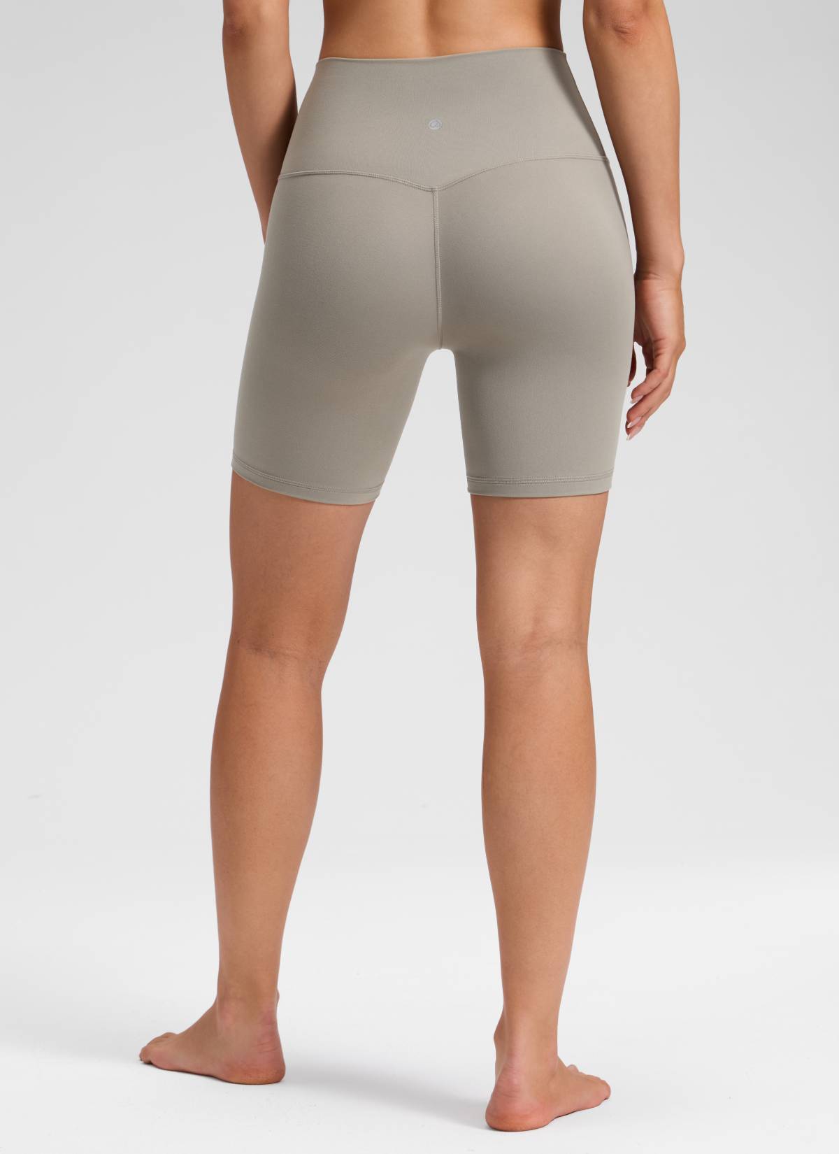 טייץ קצר Butterluxe 6" No Front Seam - Warm Ash Grey