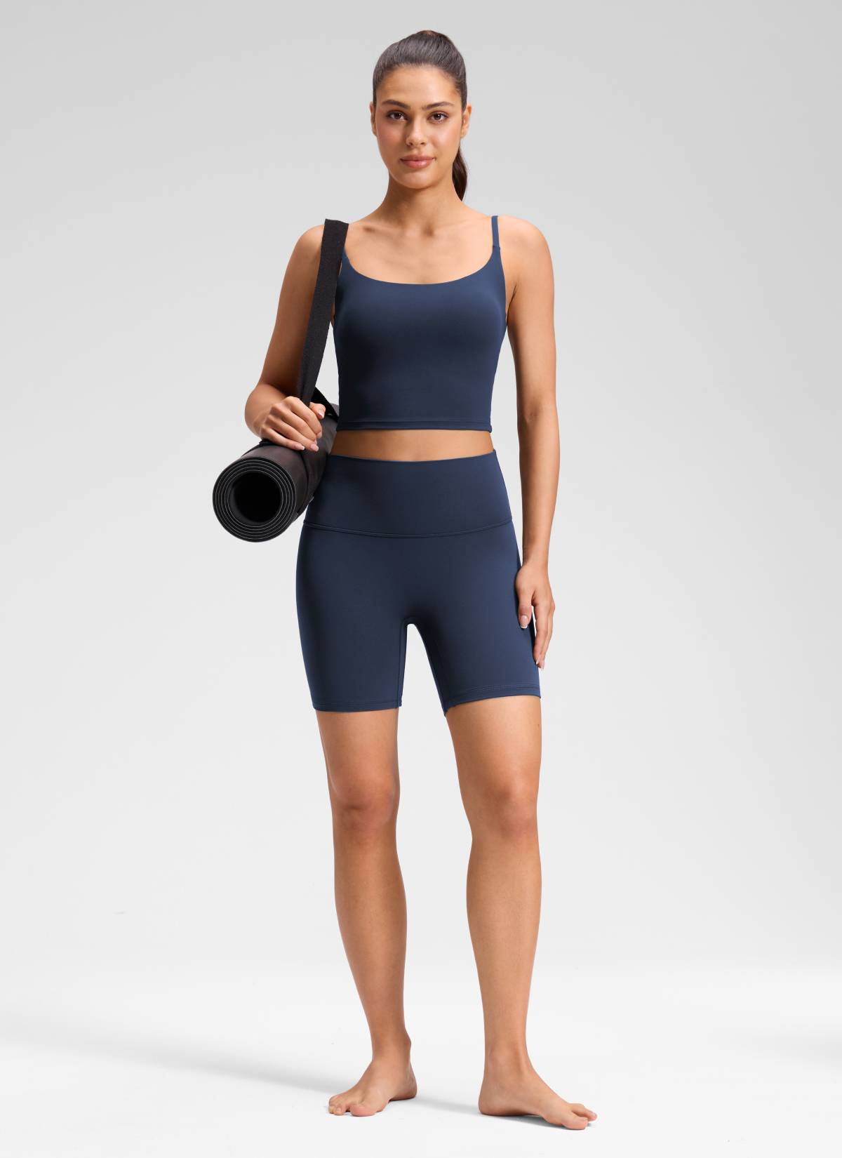 טייץ קצר Butterluxe 6" No Front Seam - Club Blue