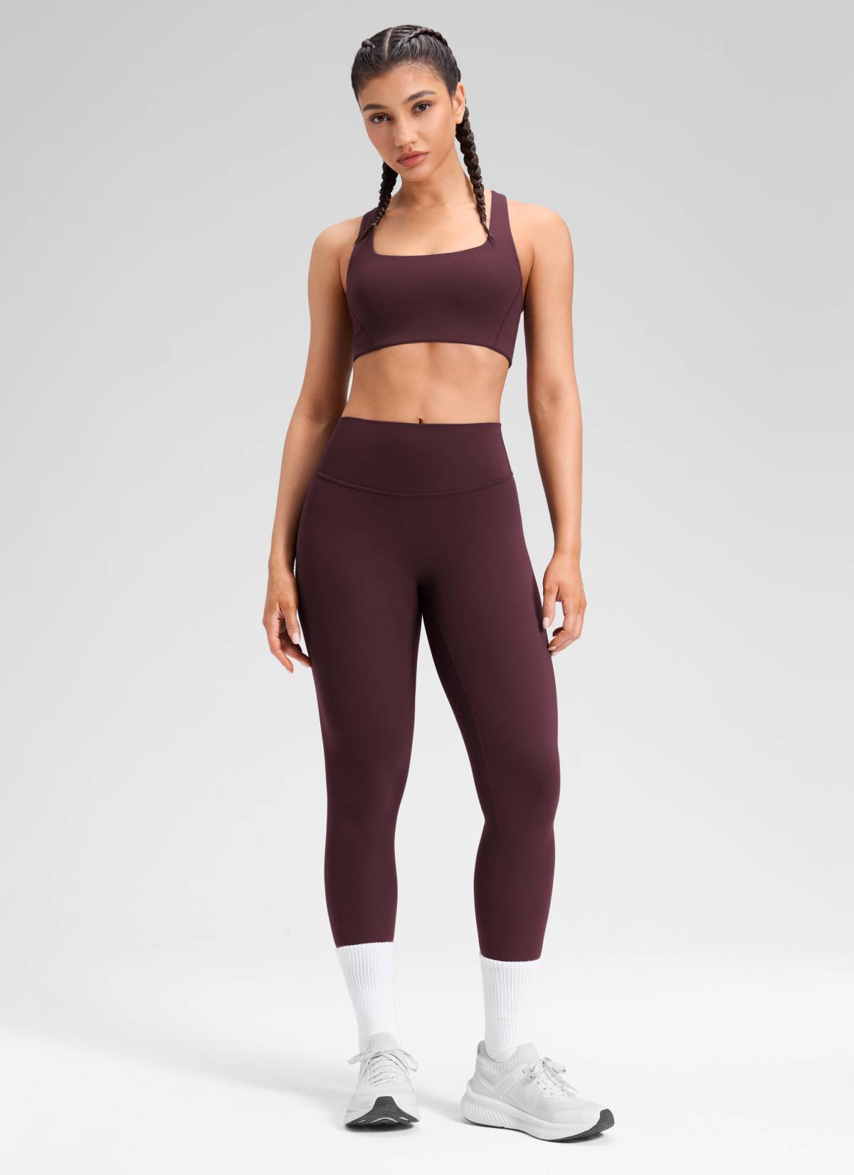 טייץ מחטב 25" Softretch Secretsculpt™ Minor ללא תפר קדמי - Ripe Plum