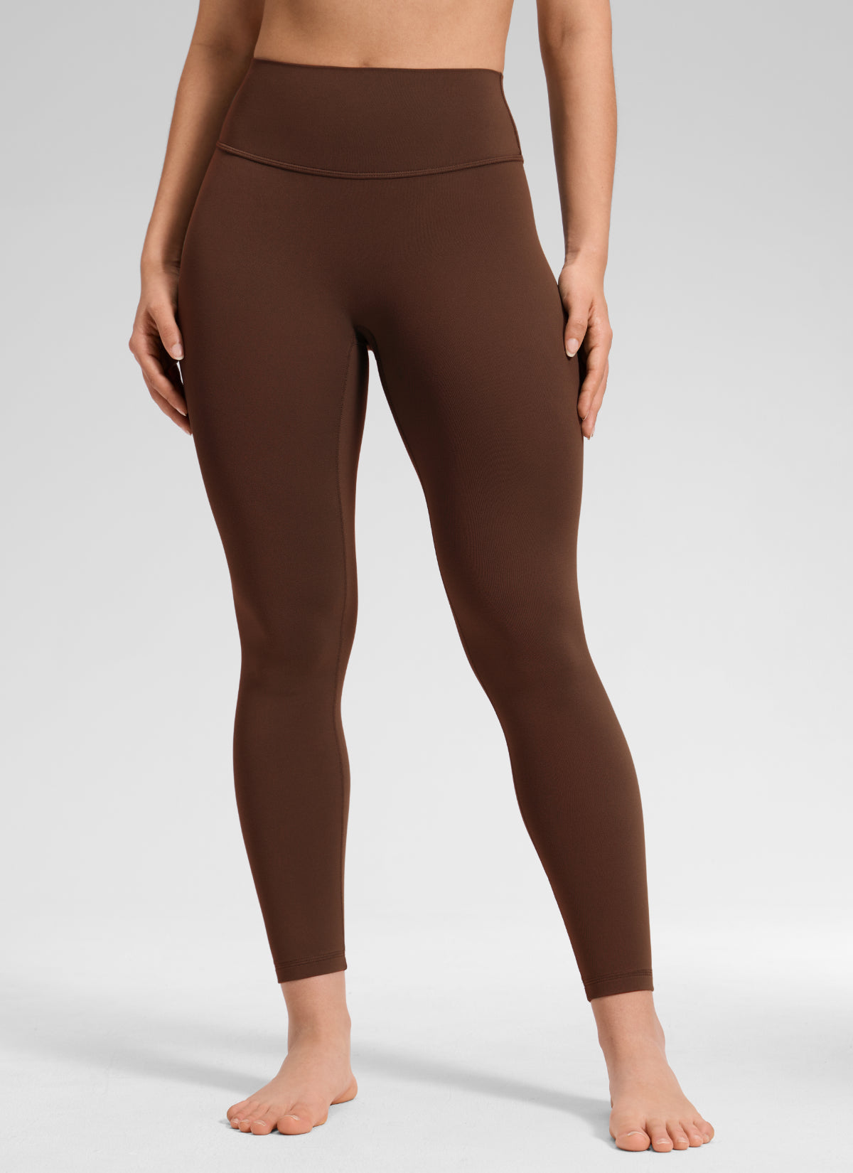 טייץ מחטב 25" Softretch Secretsculpt™ Minor ללא תפר קדמי - Lava Brown