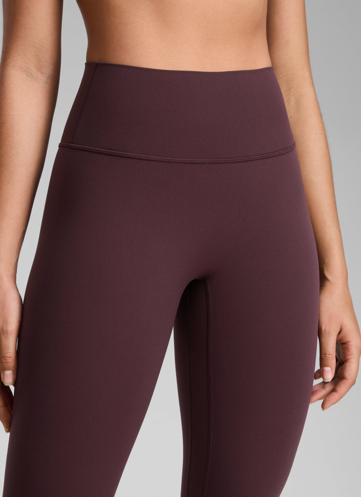 טייץ מחטב 25" SculptAir ללא תפר קדמי - Ripe Plum