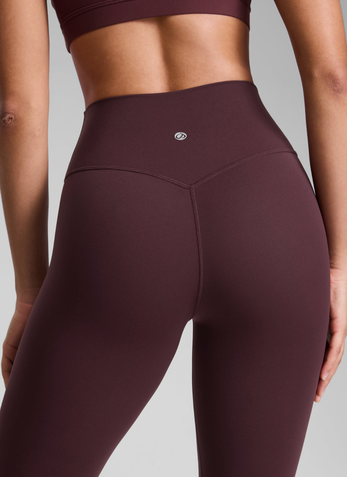 טייץ מחטב 25" SculptAir ללא תפר קדמי - Ripe Plum