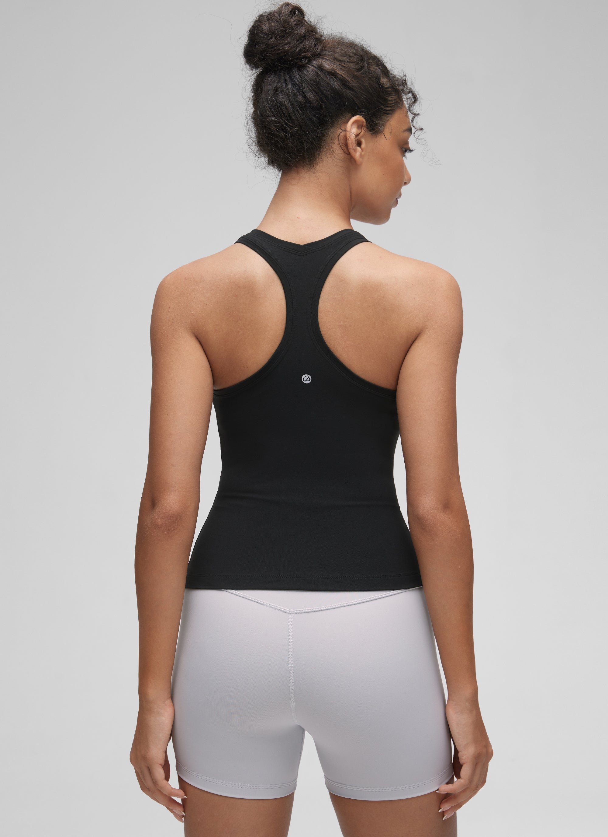 גופיית אימון Butterluxe Crewneck Racerback - שחור