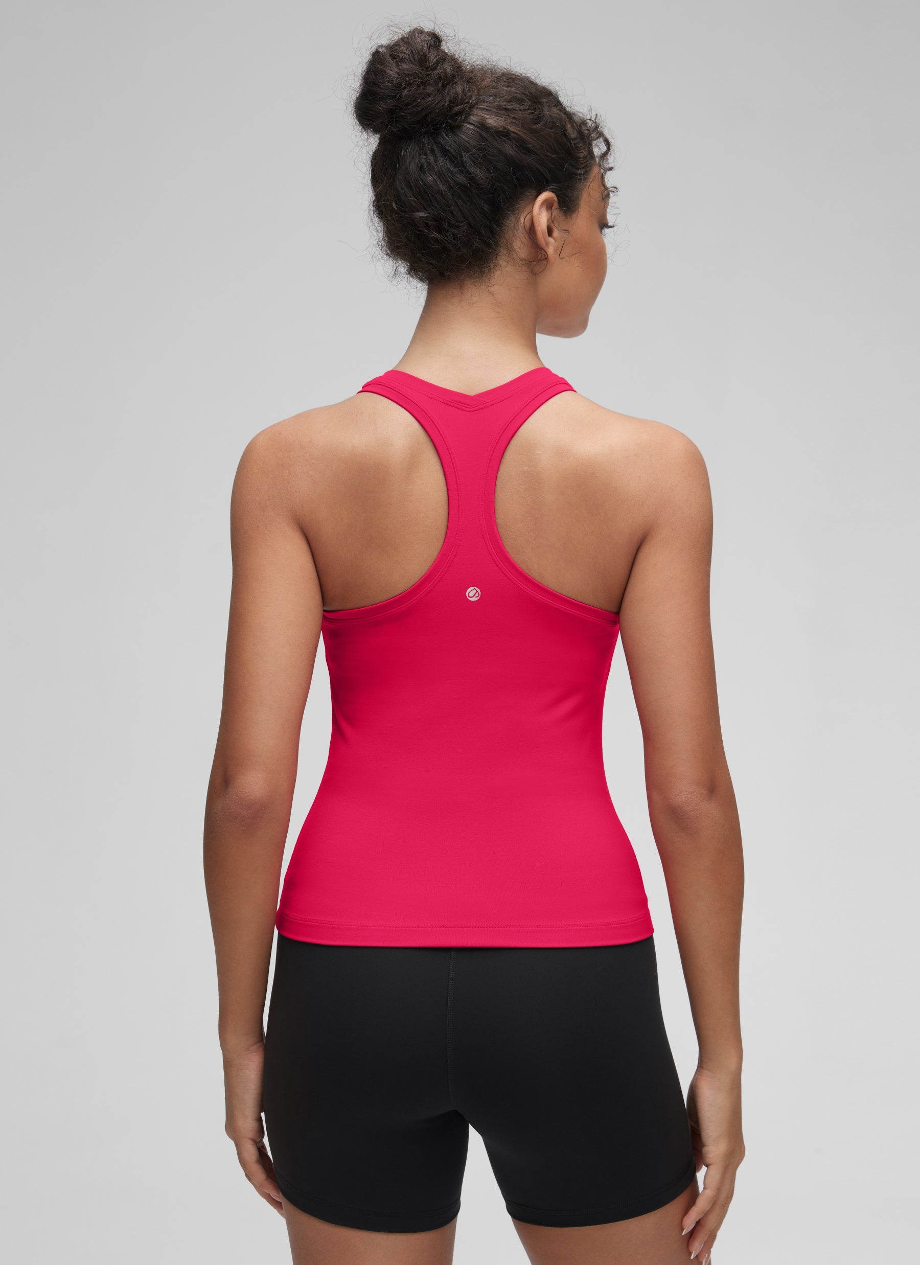 גופיית אימון Butterluxe Crewneck Racerback - Viva Magenta