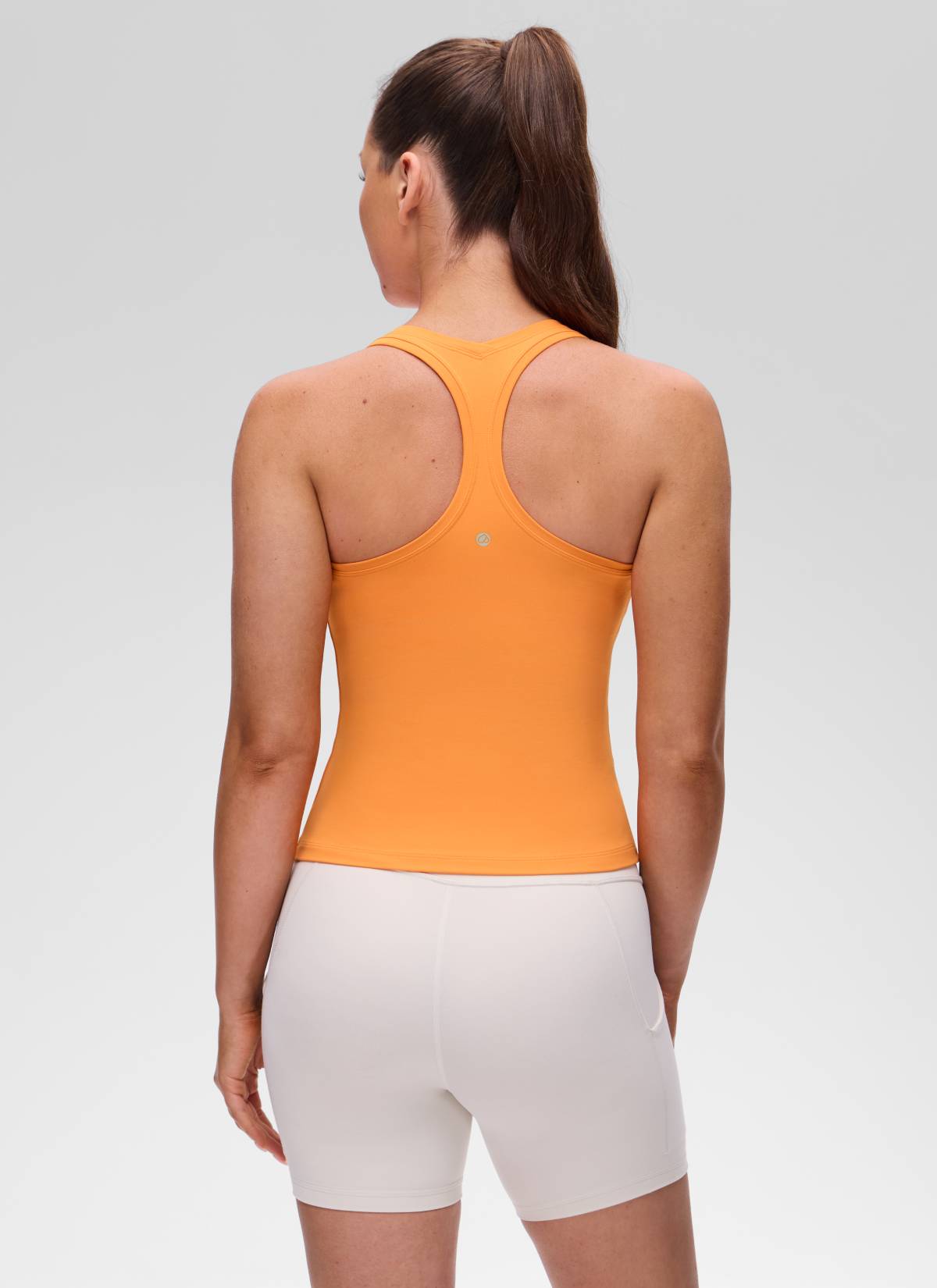 גופיית אימון Butterluxe Crewneck Racerback - Tiger Orange