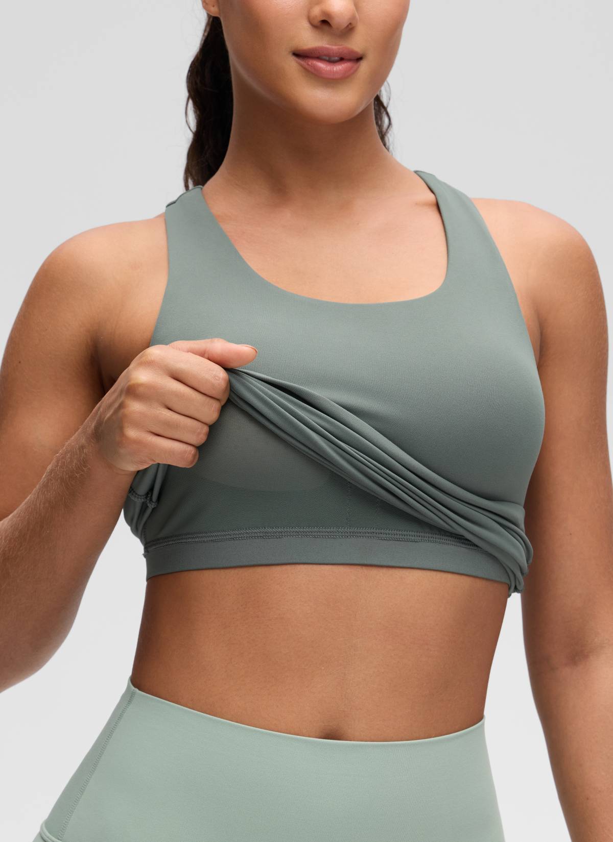 גופייה עם חזייה פנימית Butterluxe Racerback - מרווה