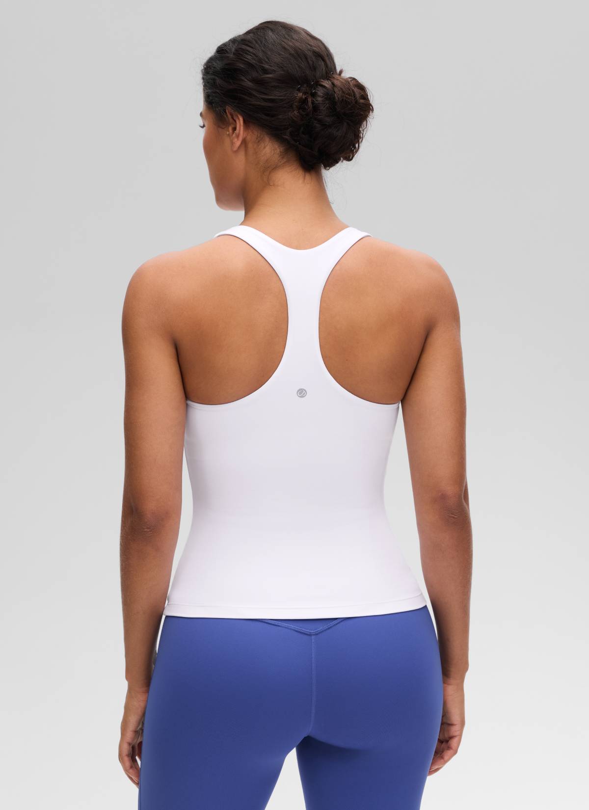 גופייה עם חזייה פנימית Butterluxe Racerback - לבן