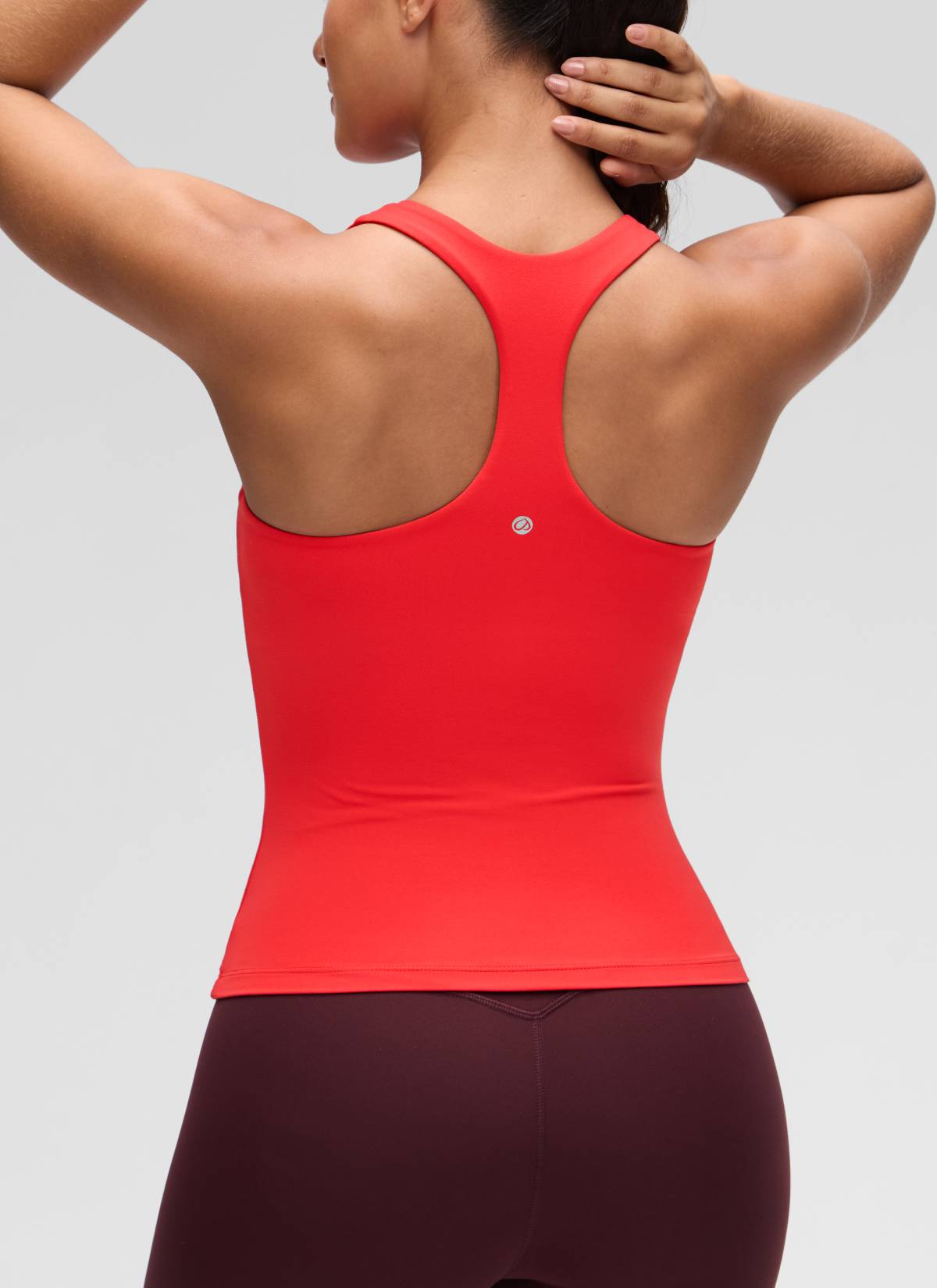 גופייה עם חזייה פנימית Butterluxe Racerback - Deep Red