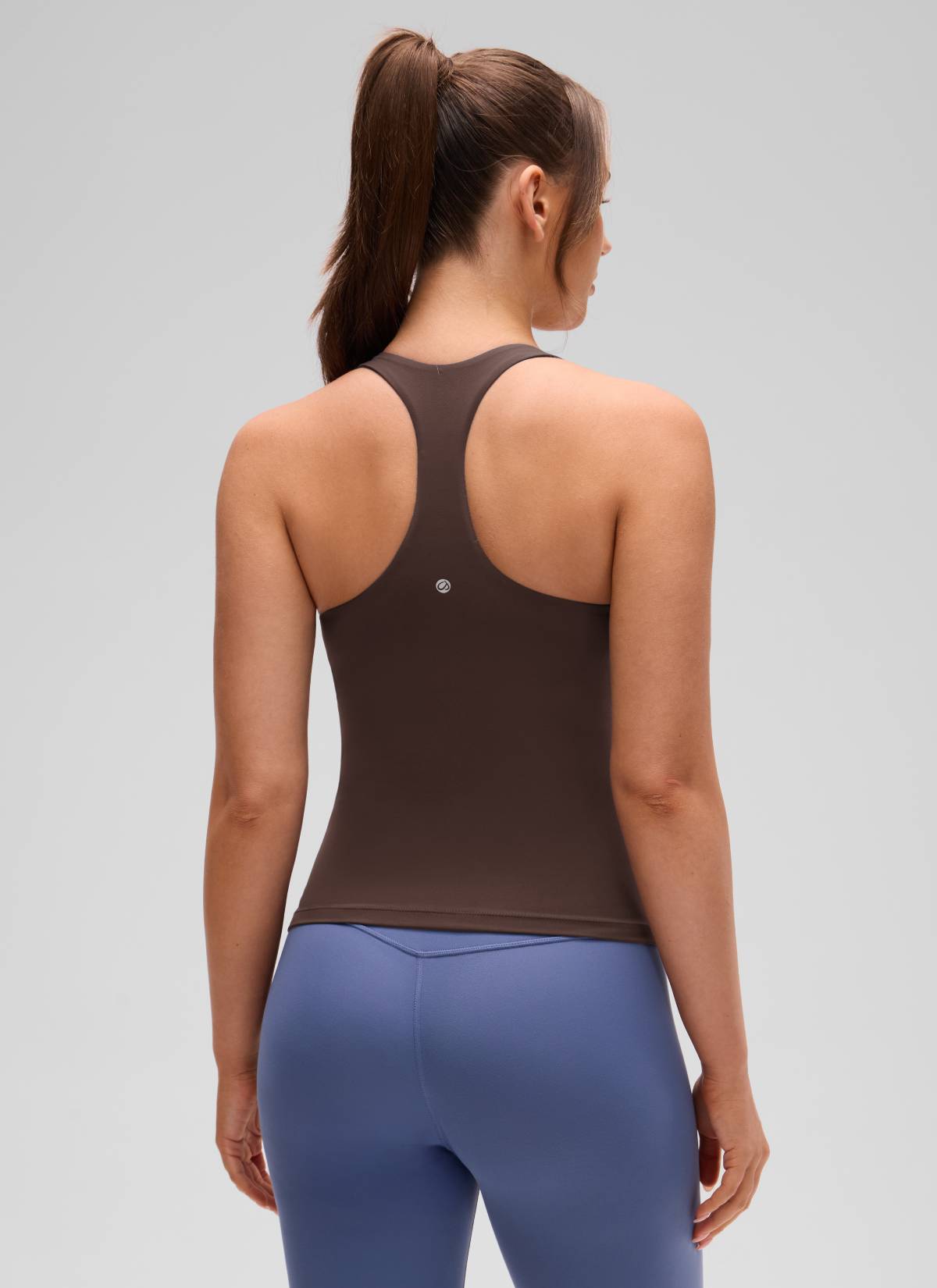 גופייה עם חזייה פנימית Butterluxe Racerback - Hot Fudge Brown