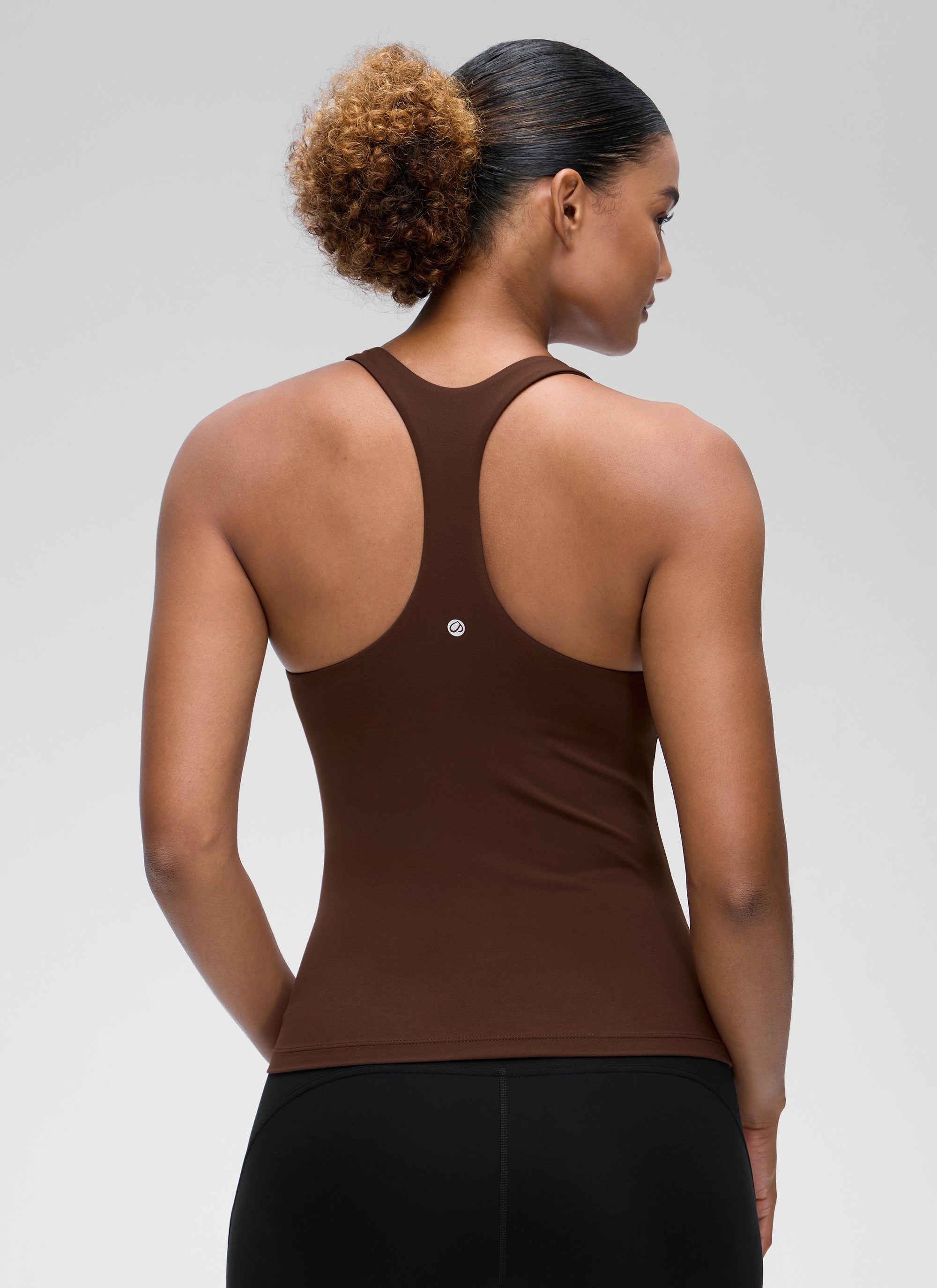 גופייה עם חזייה פנימית Butterluxe Racerback - Lava Brown