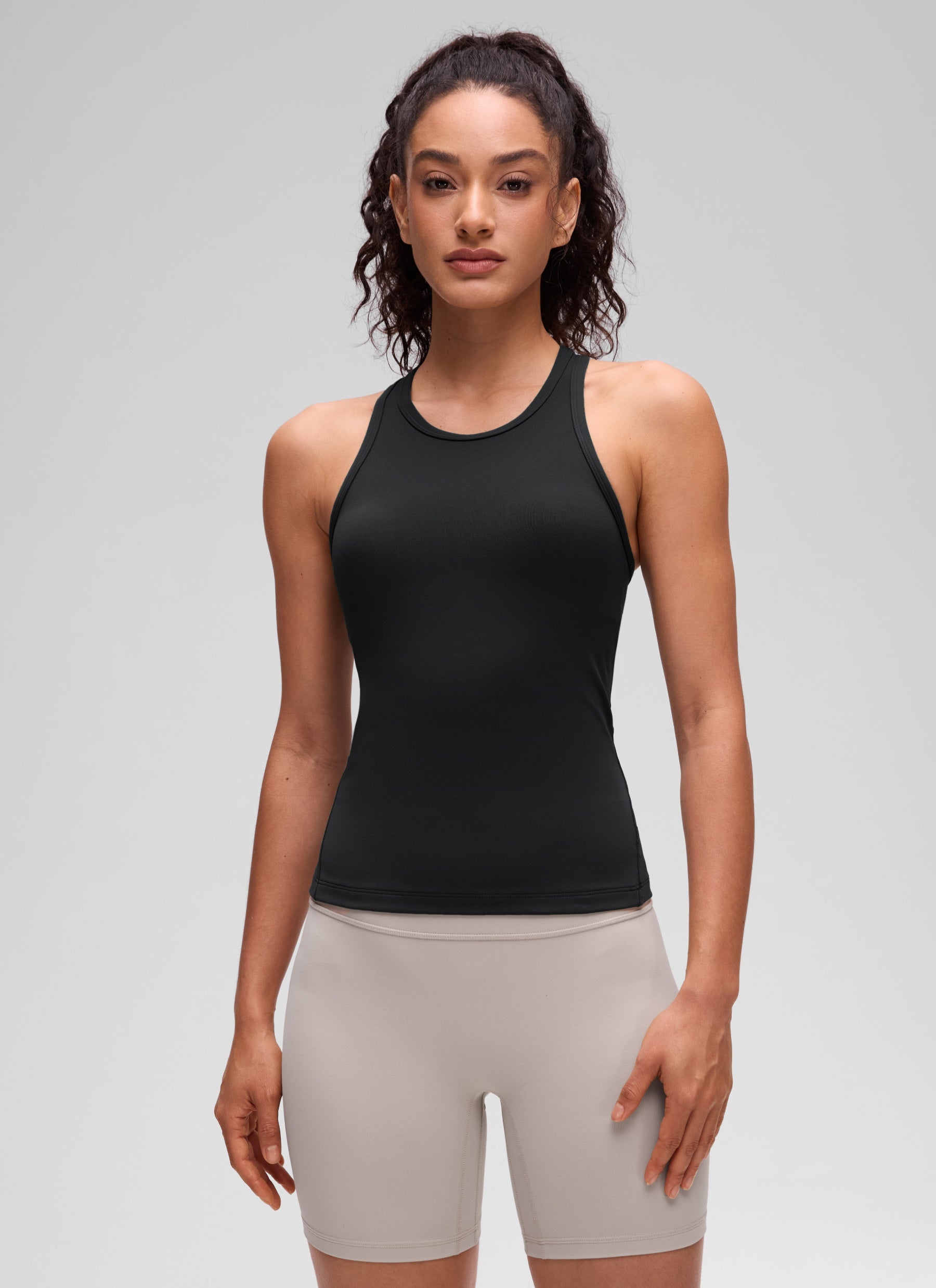 גופיית אימון Butterluxe Racerback - שחור