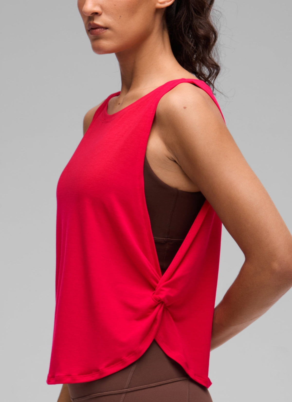 גופיית אימון Quick Dry Crewneck - Aurora Red