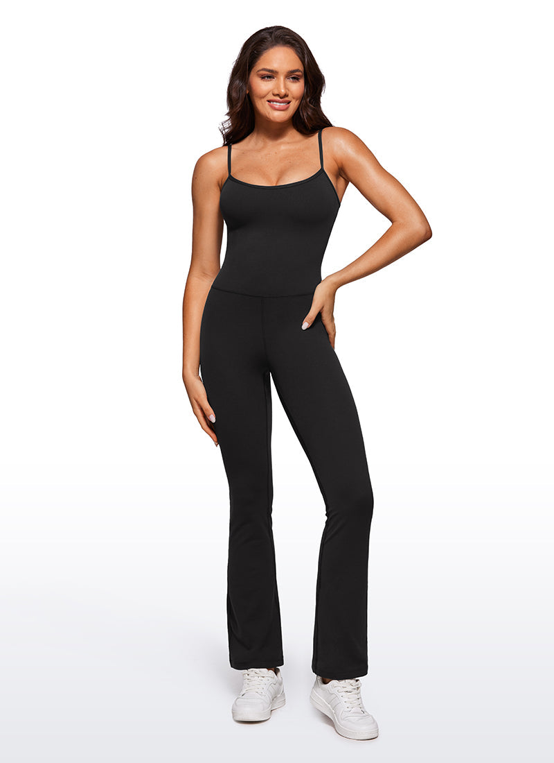 אוברול ארוך 30" Butterluxe Flare Jumpsuits - שחור