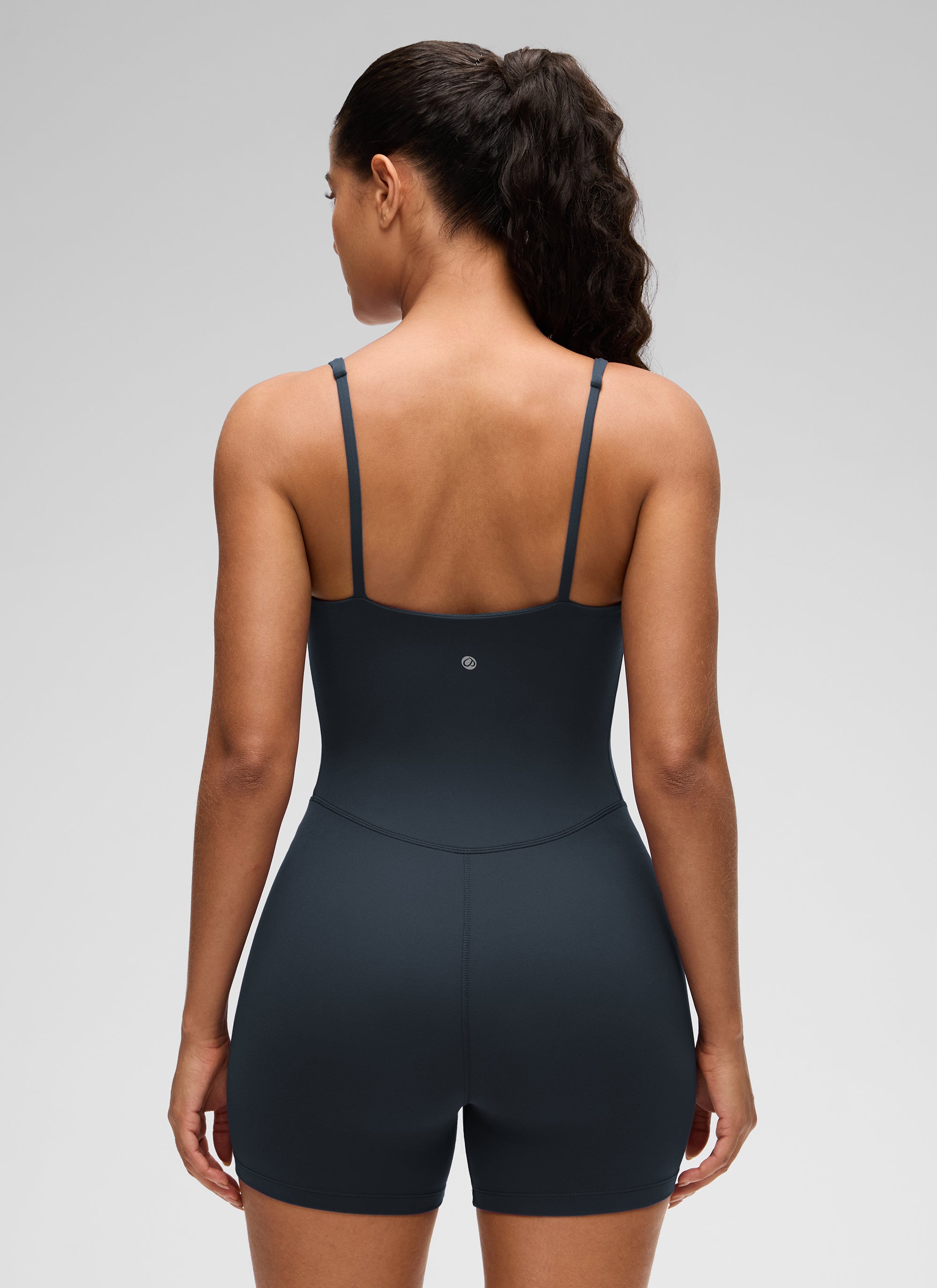 אוברול קצר 4" Butterluxe Thin Strap Rompers - כחול נייבי