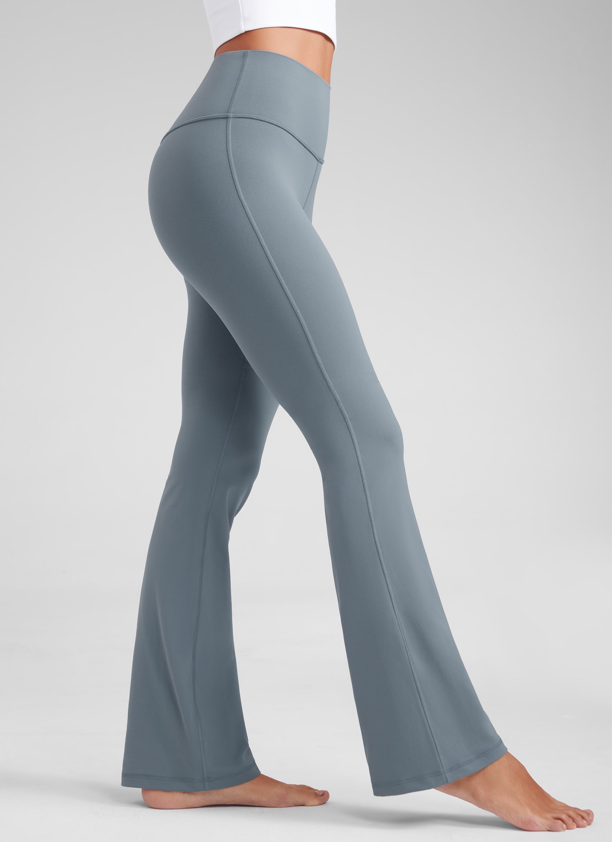 מכנסי טייץ 29" Butterluxe סיומת מתרחבת - Belgian Blue