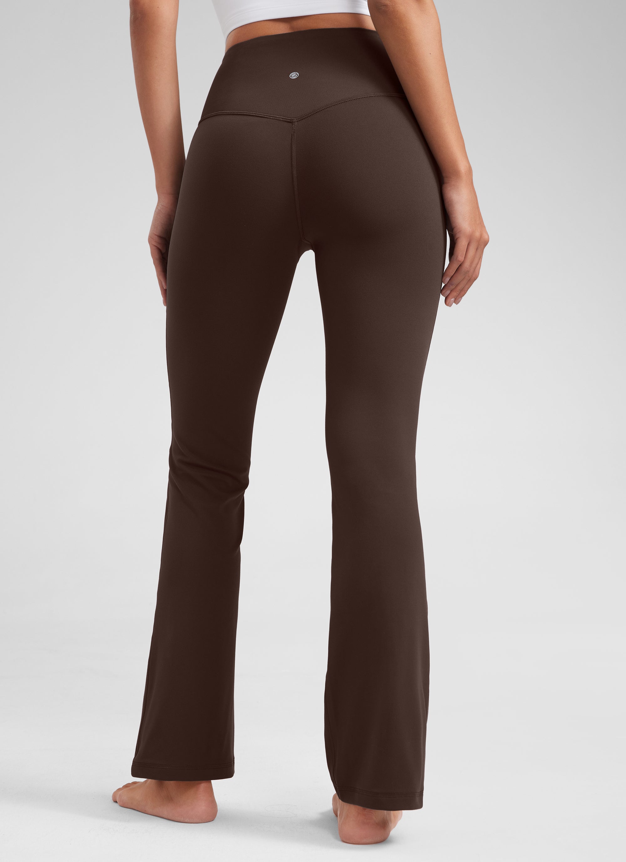 מכנסי טייץ 29" Butterluxe סיומת מתרחבת - Hot Fudge Brown