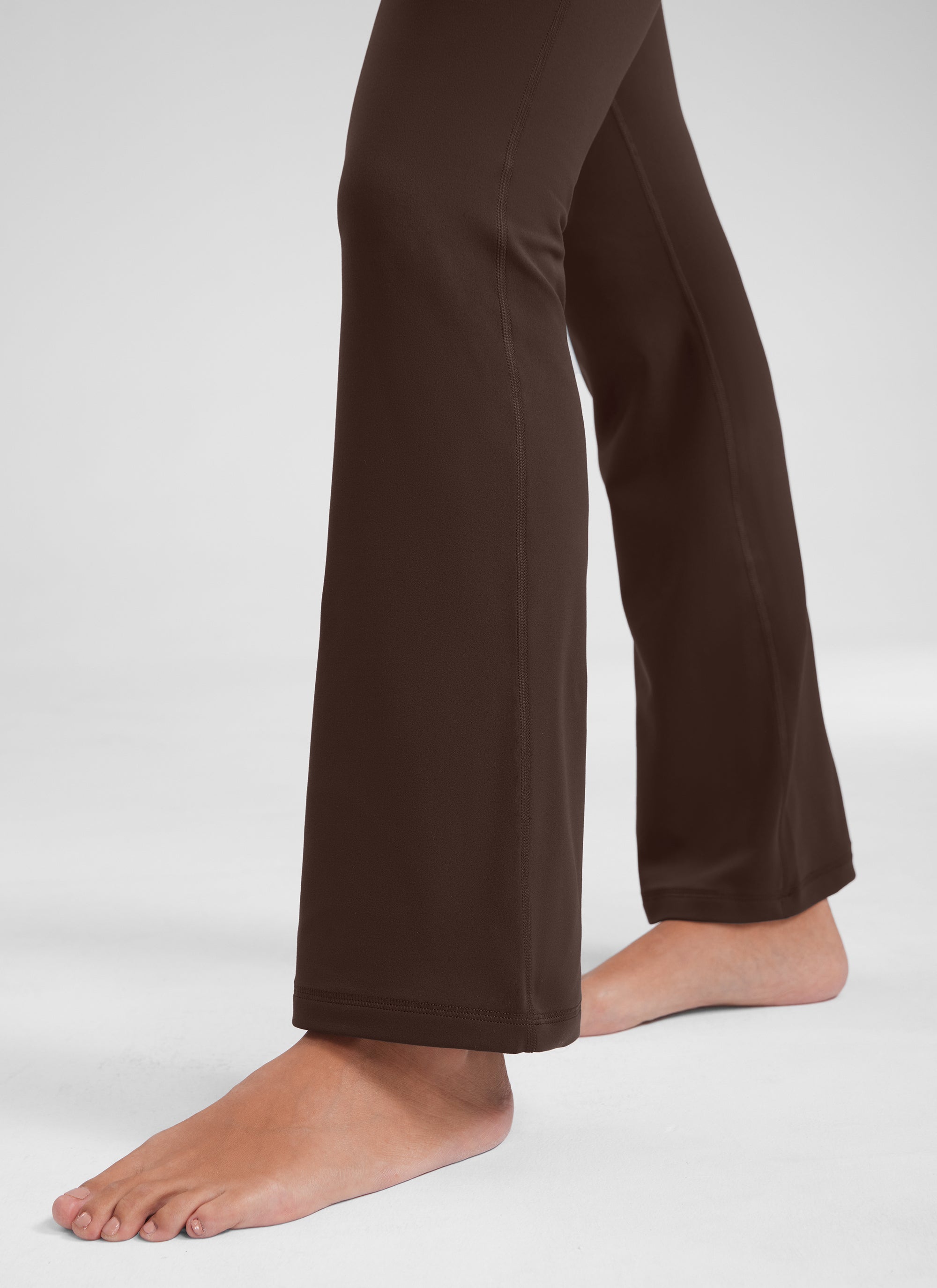 מכנסי טייץ 29" Butterluxe סיומת מתרחבת - Hot Fudge Brown