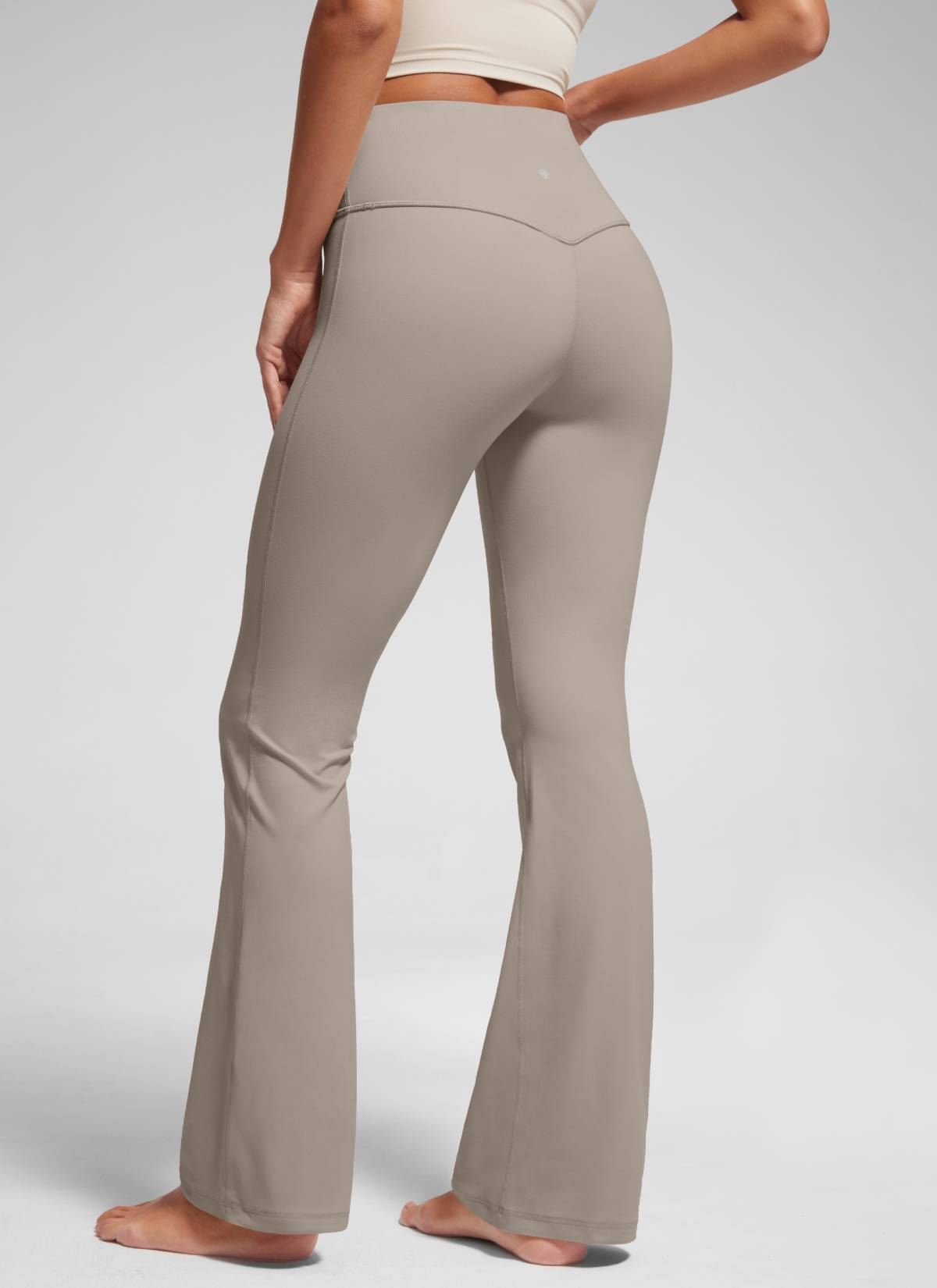 מכנסי טייץ 29" Butterluxe סיומת מתרחבת - Warm Ash Grey