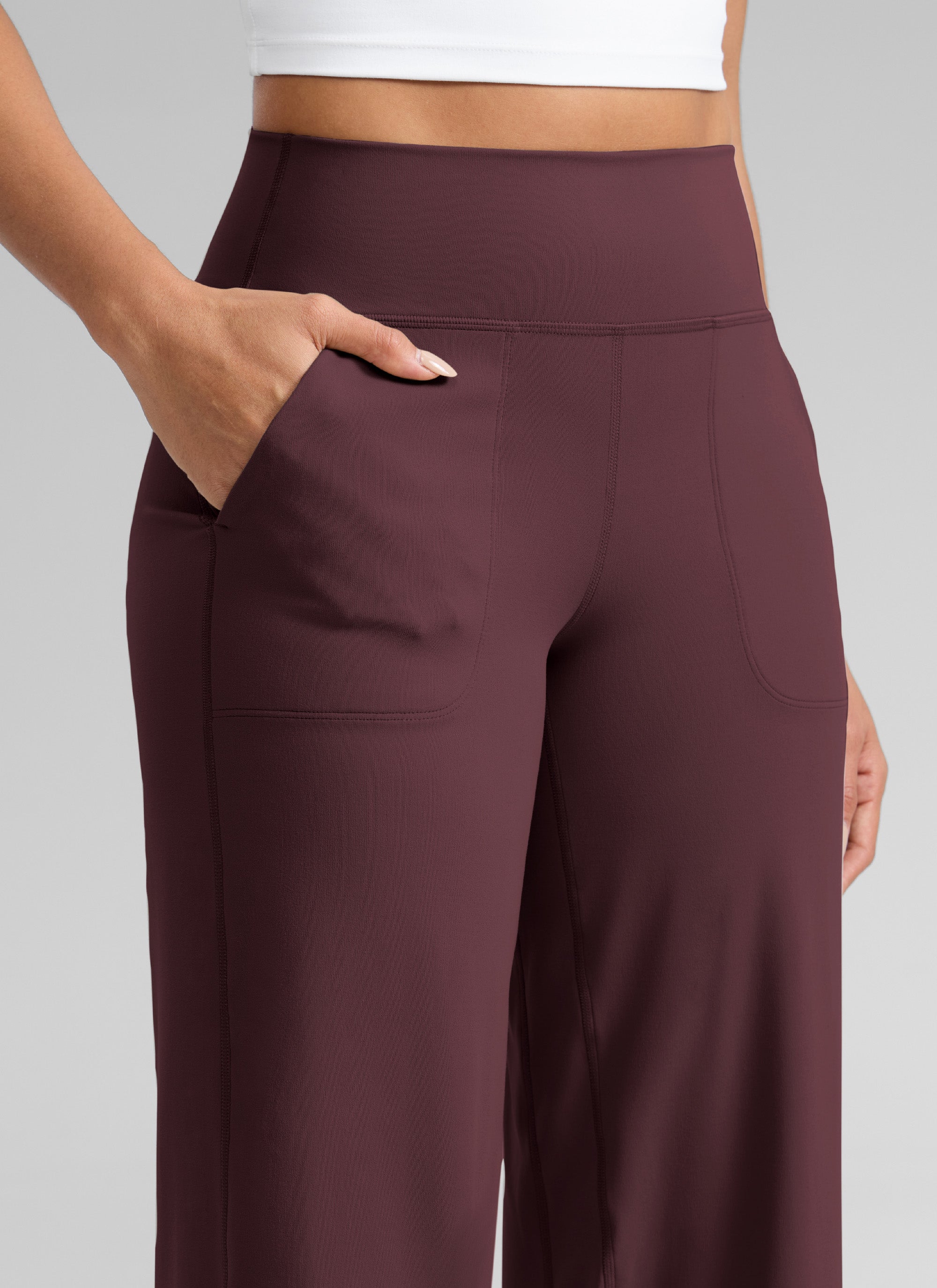מכנס Butterlift עם כיסים 31" - Ripe Plum