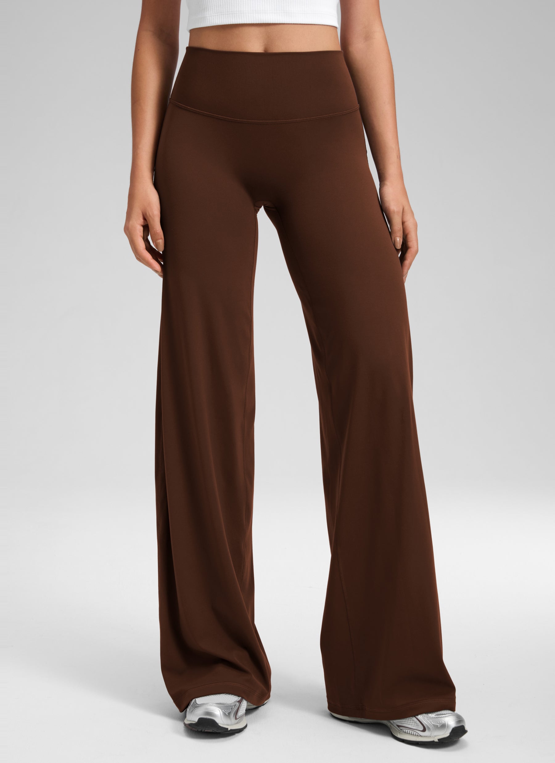 מכנס Softretch ללא תפר קדמי 28" - Lava Brown