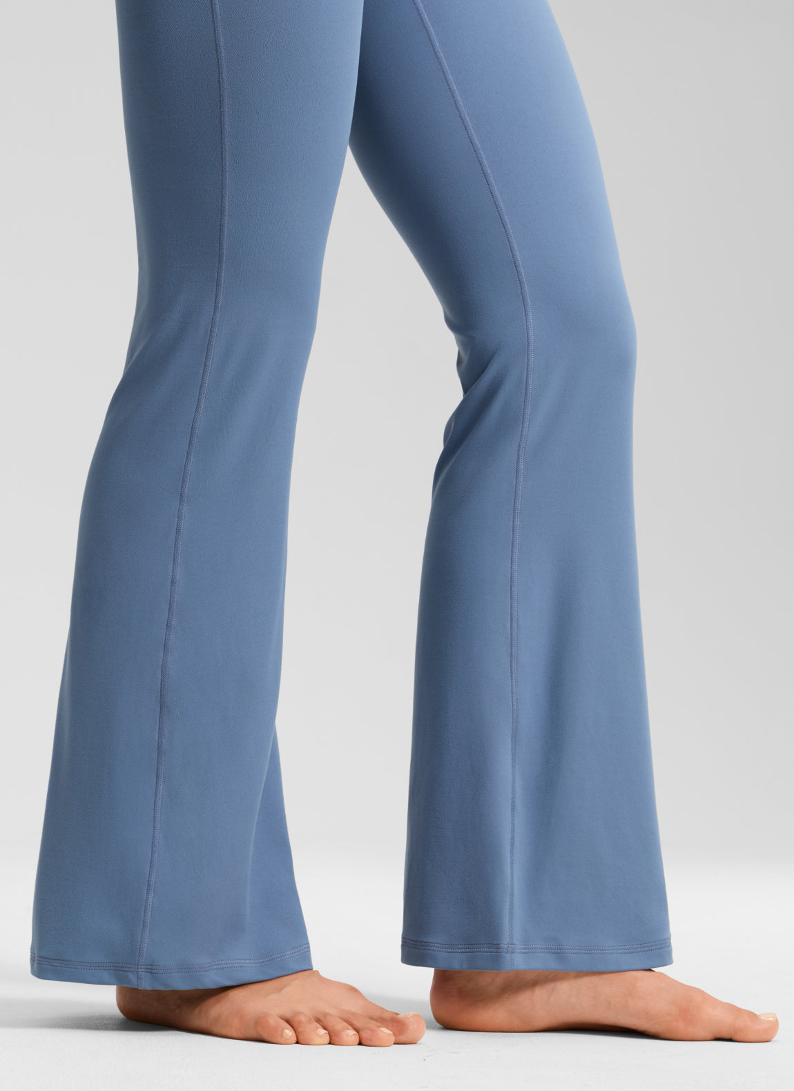 טייץ מתרחב Softretch ללא תפר קדמי 31" - Washed Denim