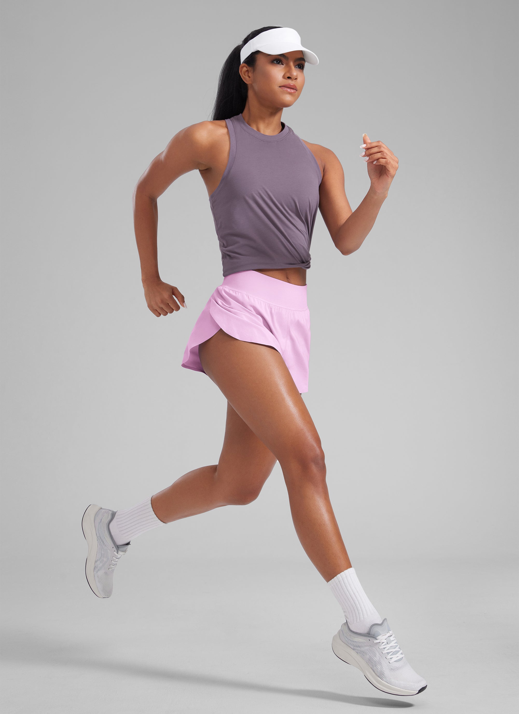 מכנס ריצה Feathery-Fit Soft Dolphin אולטרה-קל 3" - Vita Pink