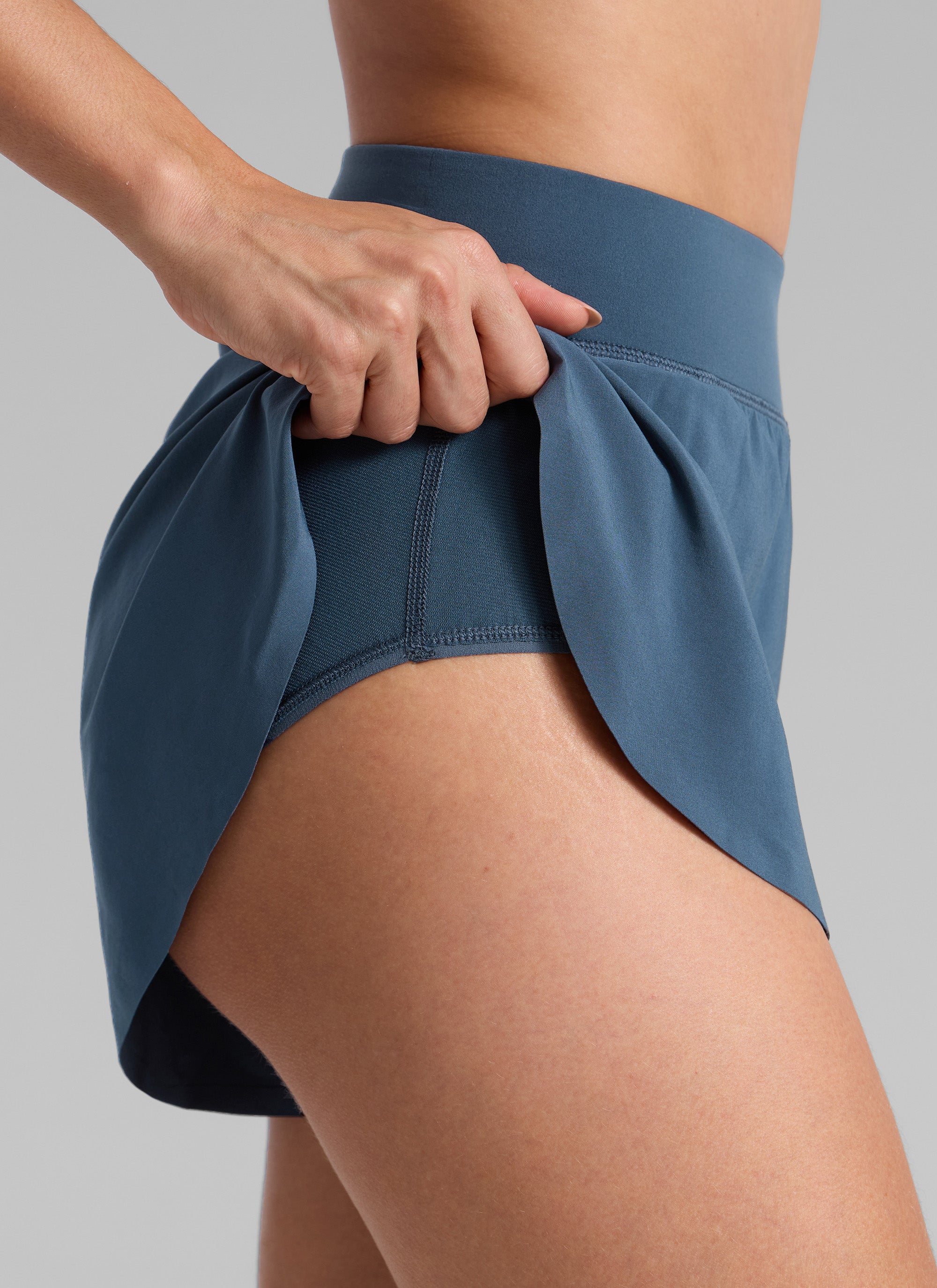 מכנס ריצה Feathery-Fit Soft Dolphin אולטרה-קל 3" - Stelindigo