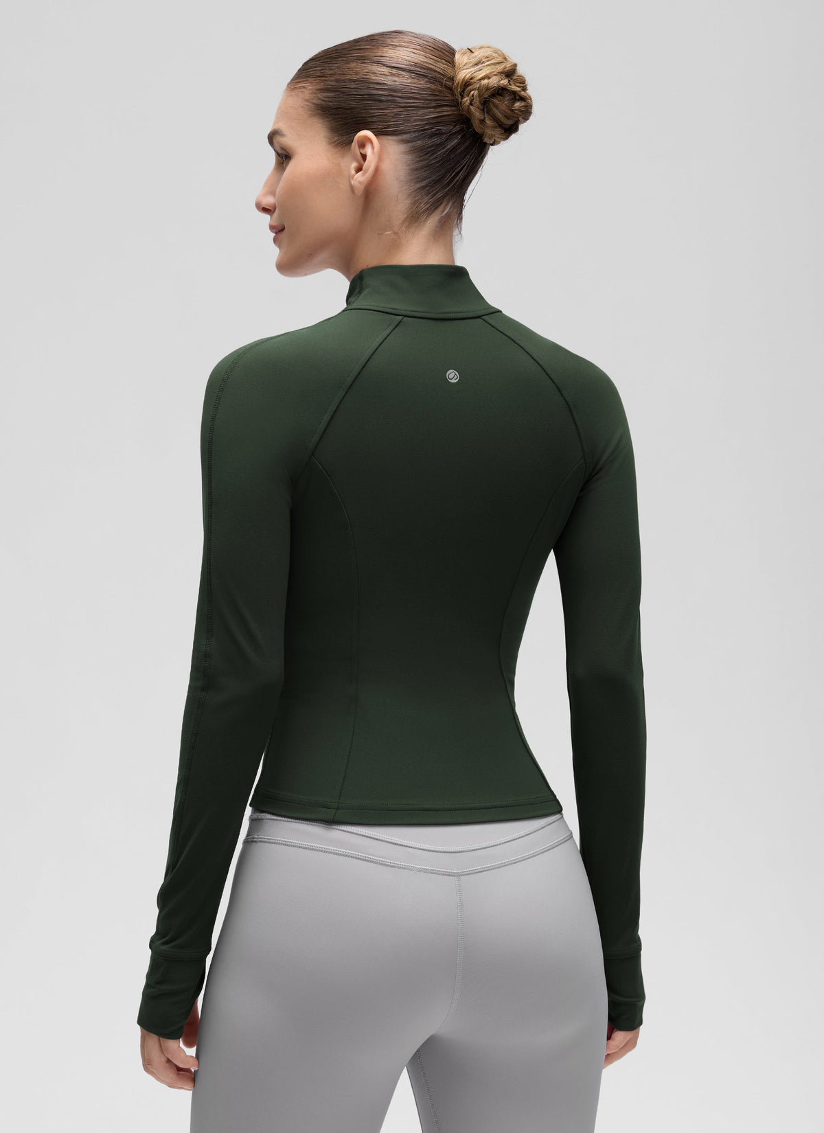 ג'קט עם כיס לנייד Butterluxe Waist-Length - Legend Green
