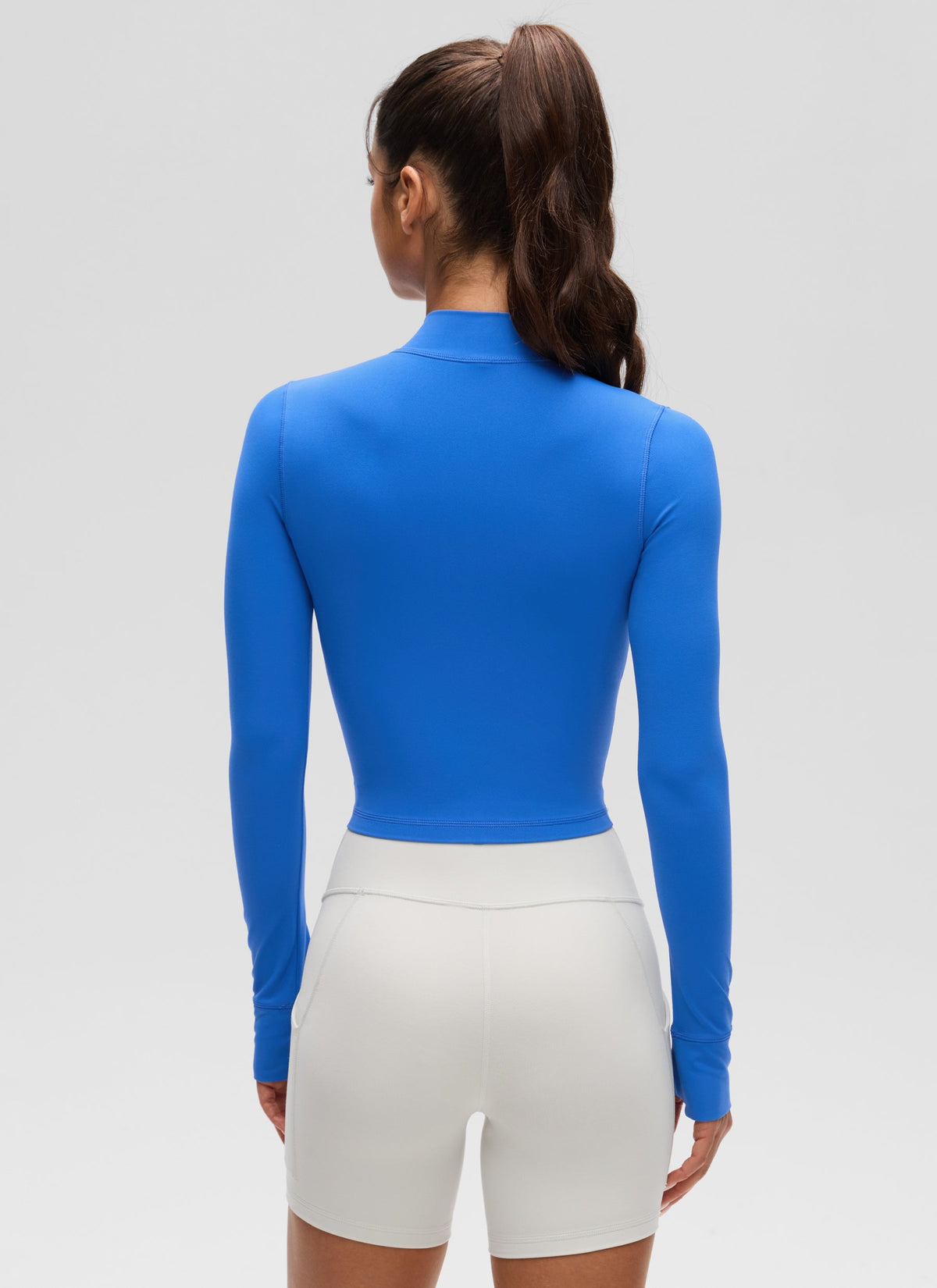 ג'קט קרופ Butterluxe Thumbhole - Sparkle Blue