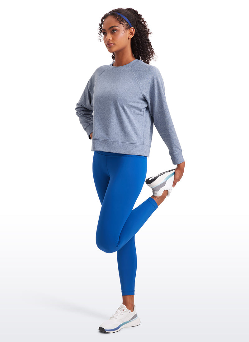 חולצת Cloud Jersey ארוכה בגזרה רפויה - Slate Blue