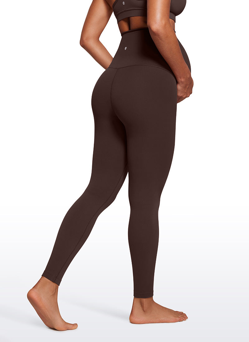 טייץ הריון ארוך Butterluxe 28" - Hot Fudge Brown