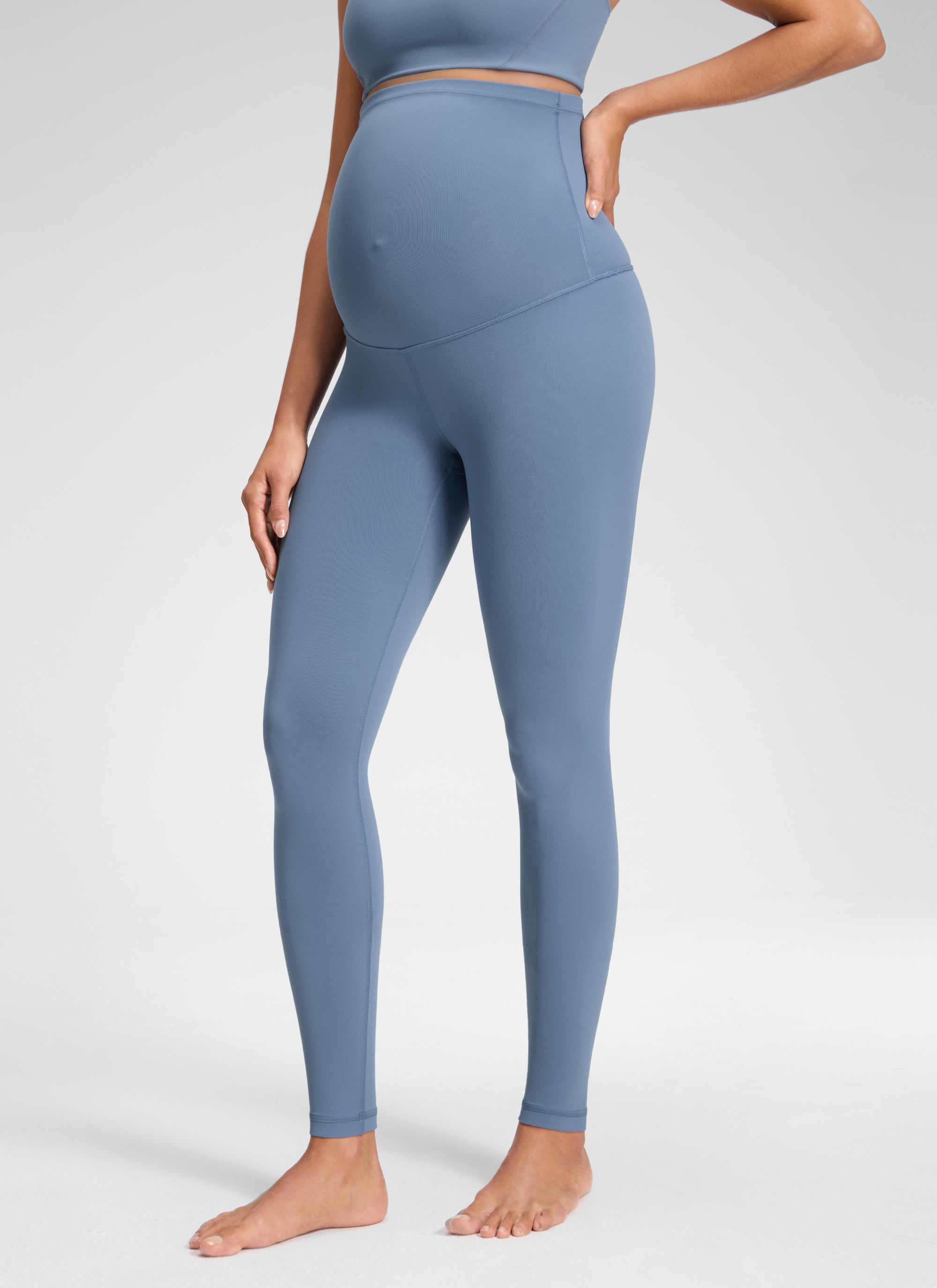 טייץ הריון ארוך Butterluxe 30" - Washed Denim