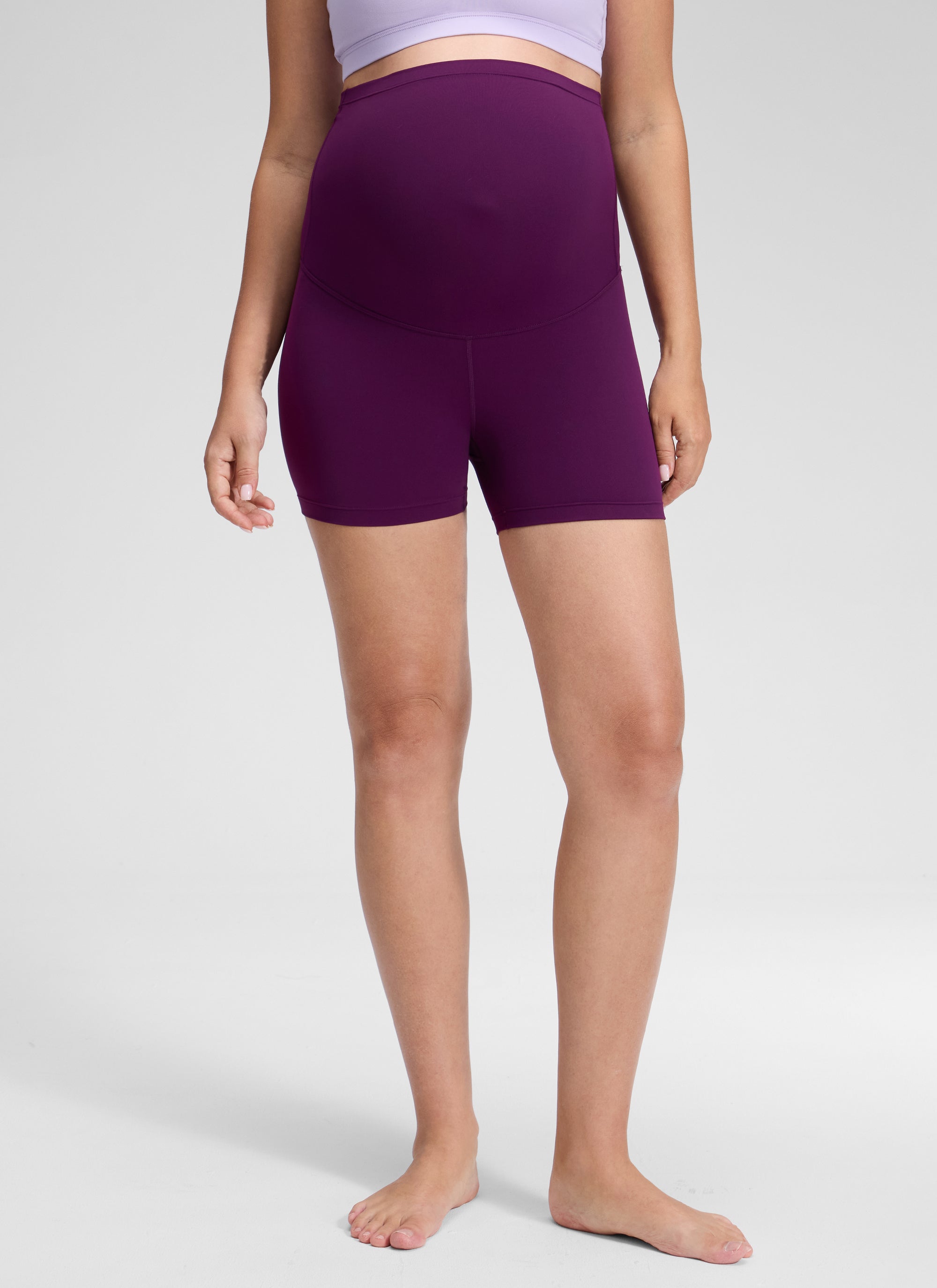 טייץ הריון קצר Butterluxe 4" - Plum Magenta