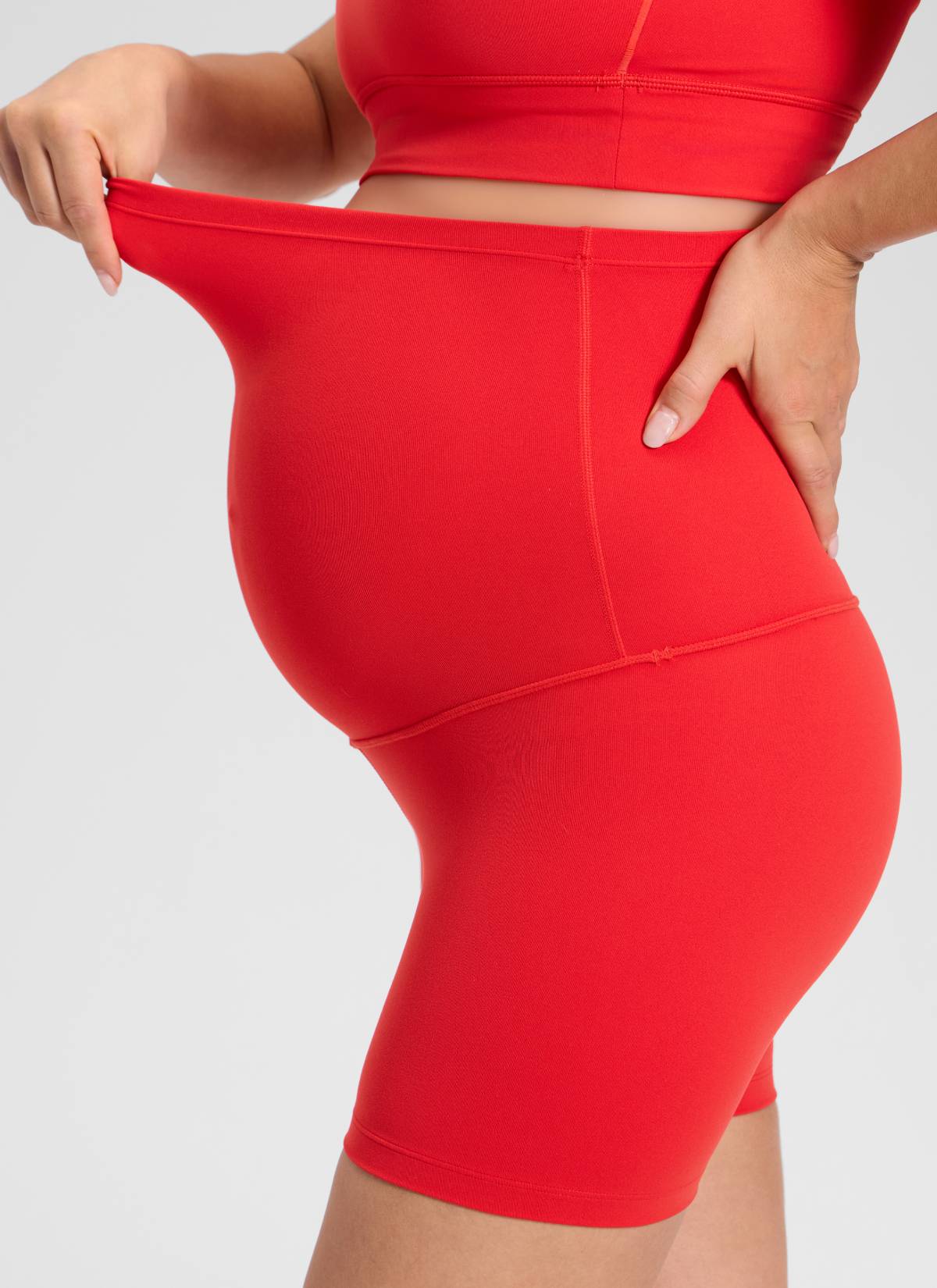 טייץ הריון קצר Butterluxe 4" - Deep Red