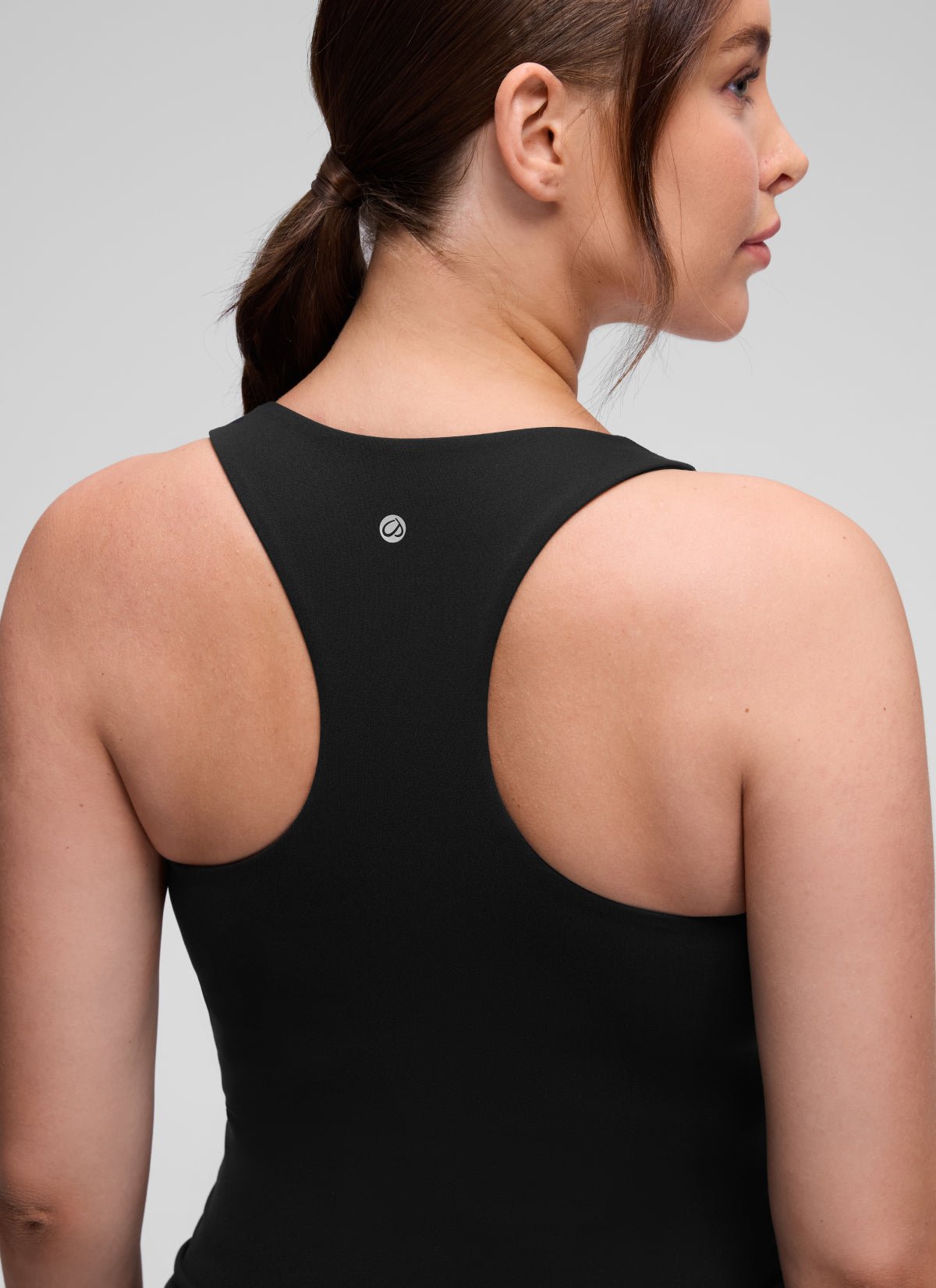 גופיית הריון עם חזייה פנימית Butterluxe Racerback - שחור