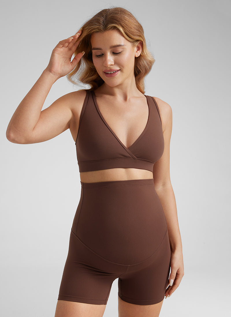 חזיית הנקה Butterluxe Criss Cross - Coffee Brown