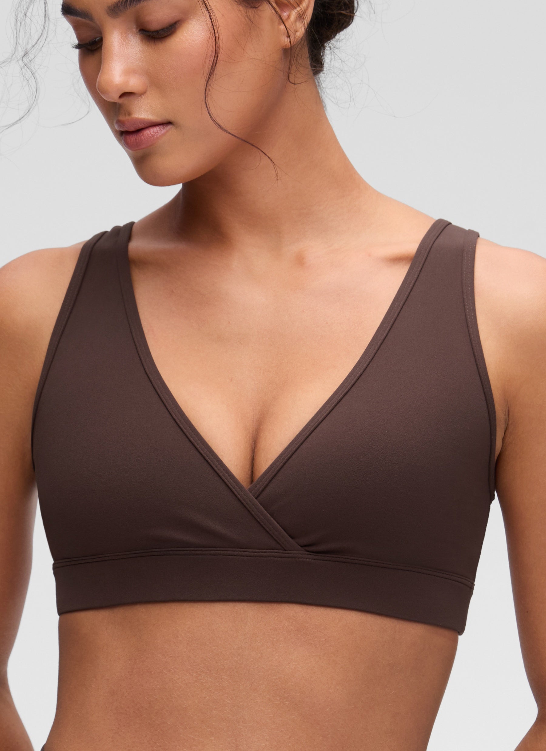 חזיית הנקה Butterluxe Criss Cross - Hot Fudge Brown