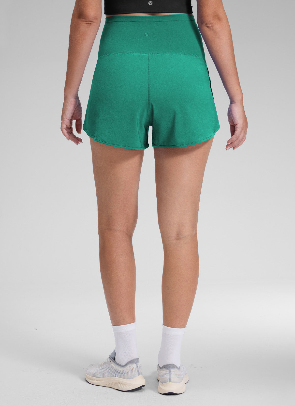 מכנסון הריון 2 ב-1 Feathery-Fit 3" - Cascadia Green