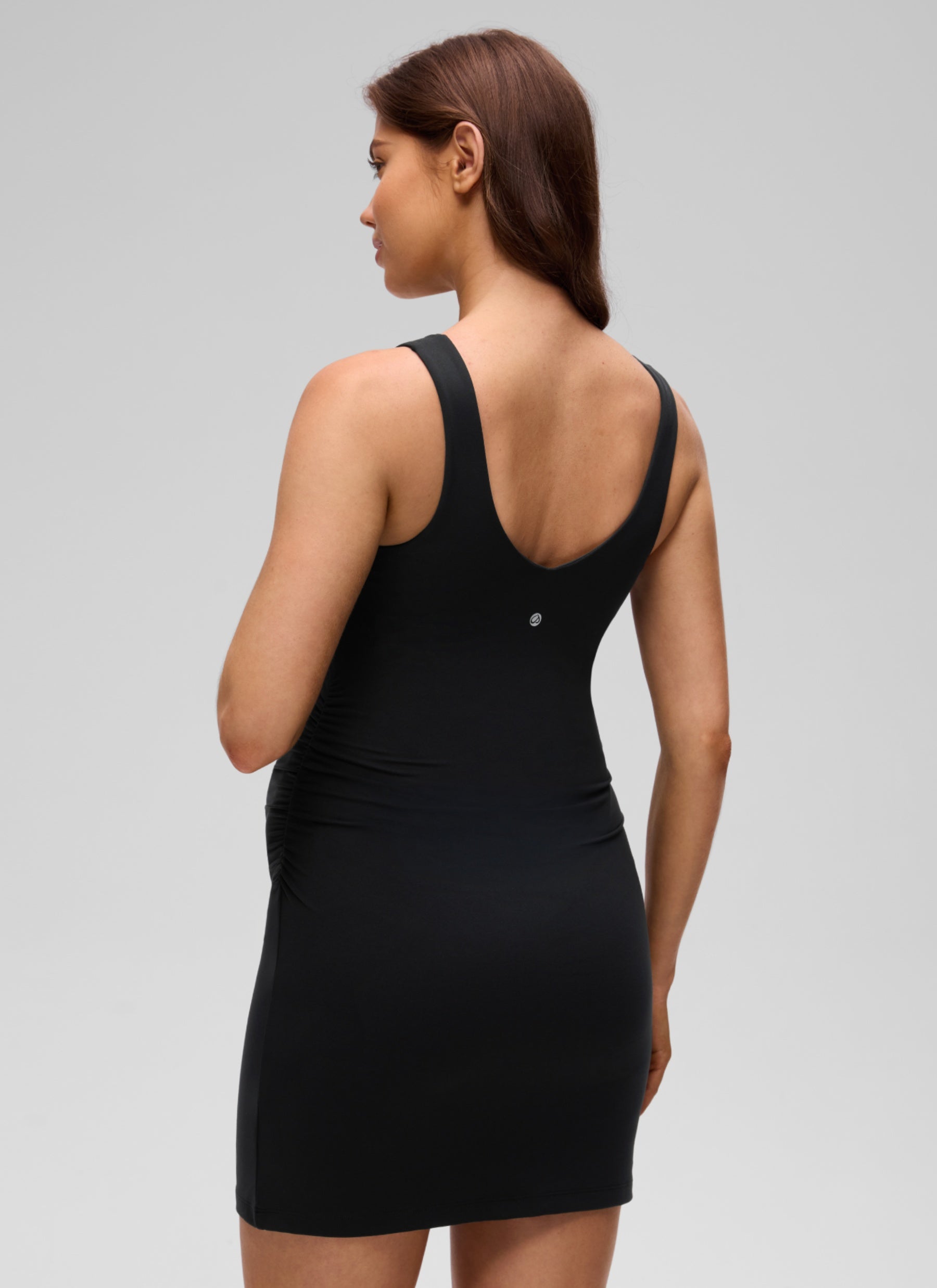 שמלת הריון Butterluxe V Neck - שחור