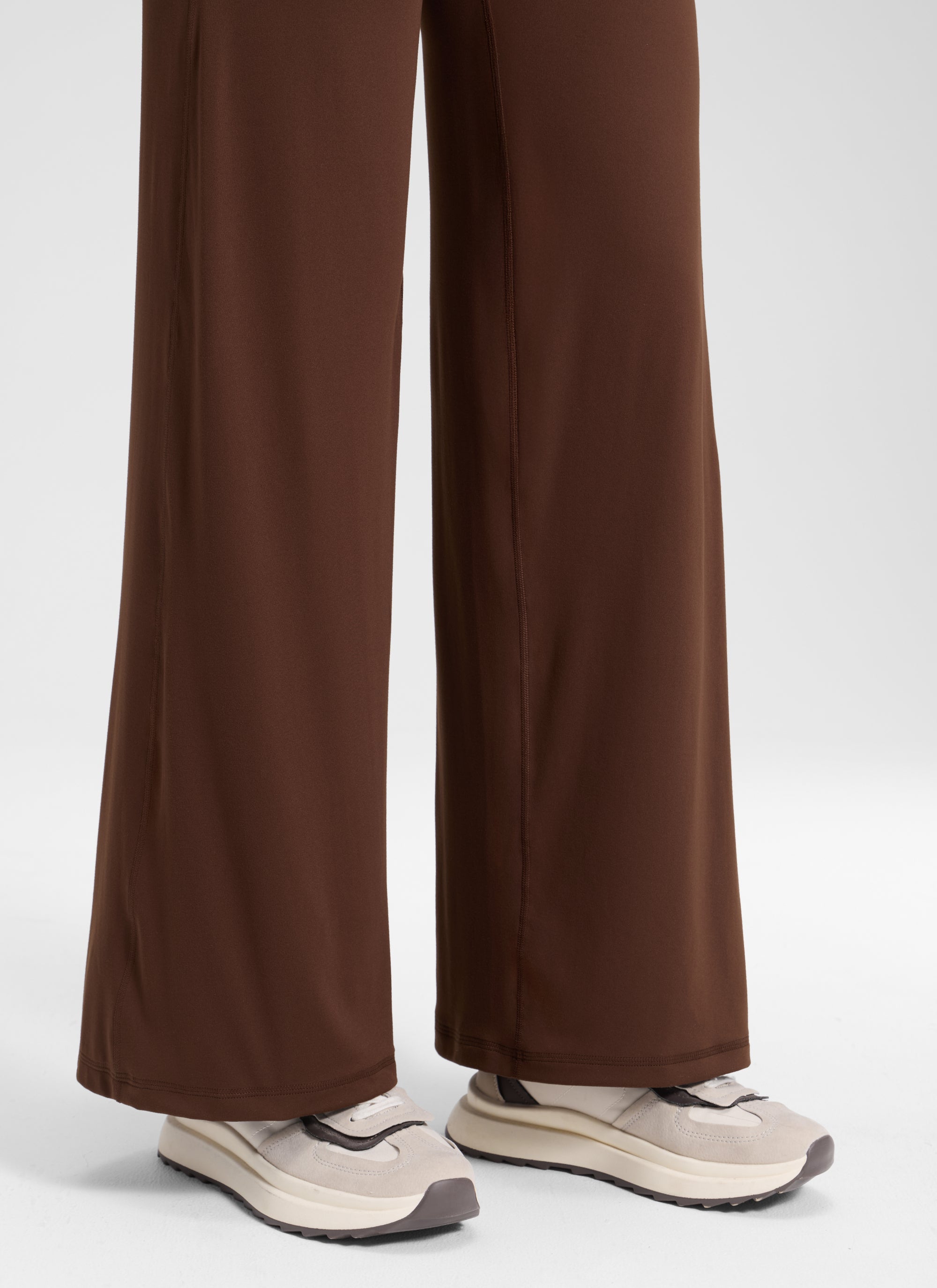 מכנס הריון Softretch ללא תפר קדמי 30" - Lava Brown